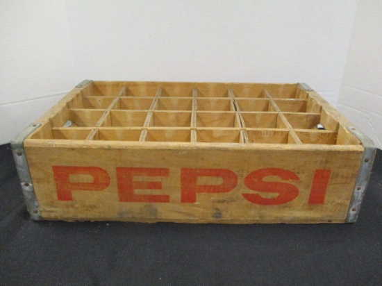 Vintage Wood Pepsi Bottle Crate