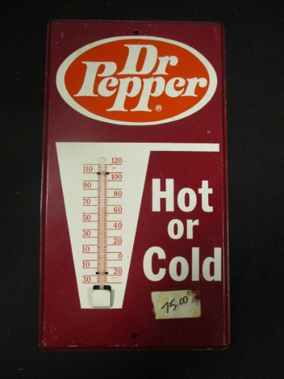 Dr. Pepper Hot or Cold Metal Thermometer