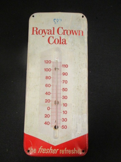 Royal Crown Cola Metal Thermometer