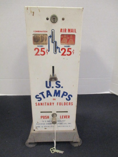 Vintage US Stamp 25 Cent Postage Stamp Machine