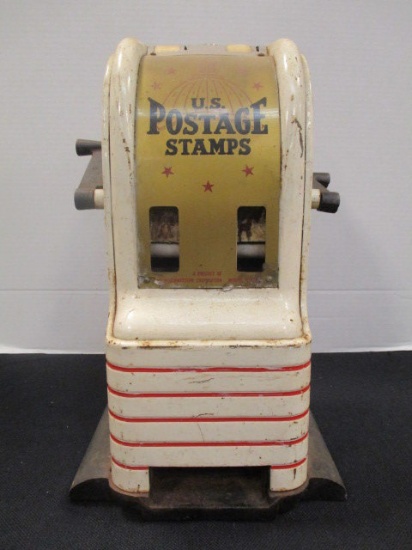 Vintage US Stamp Turn Crank Postage Stamp Machine