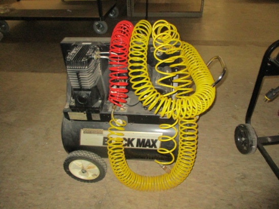 Sanborn Air Compressor w/ hose- Black Max 3HP- 110 Volts