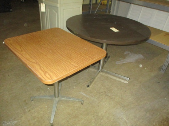 42" Round Table & 24" x 30" Table