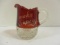 Ruby Red Flash Glass Souvenir Creamer 