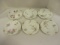 Six R&C China Plates with Floral Design