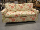 Nice Bassett Floral Print Upholstered Sofa