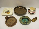 Tray of Vintage Ashtrays