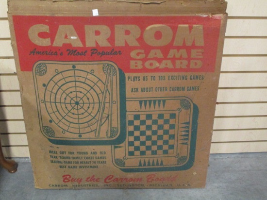 Vintage Carrom Game Board