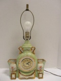 Vintage Lamp Vase Electric Clock