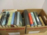 Two Boxes of Vintage Hardback Books - Daphne du Maurier, Ovid Williams Pierce, etc.