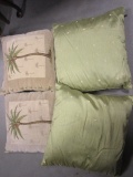 Two Pair of Decorative Throw Pillows