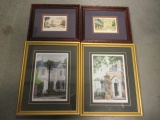Two Pair of Framed Charleston Prints by Emerson and Jo Tyree