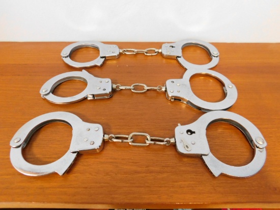 3 Pair Hand Cuffs, Imperial