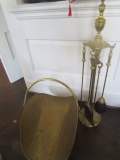 Fireplace Tool Set & Log Holder