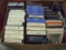 Box of Vintage 8 Track & Cassette Tapes