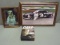 Framed Dale Earnhardt Pictures & DVD Set Narrated by Paul Newman - Mint Condition