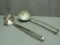 2 Large Ladles - 1 is 18/8 Stainless steel
