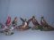 7 Ceramic Bird Figurines
