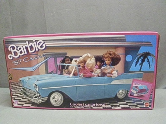 NIB Barbie 1957 Chevy Toy Car