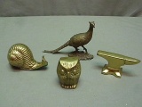 4 Small Brass Items