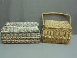 2 Sewing Baskets w/Contents
