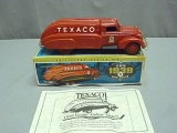 Beautiful 1939 Texaco Tanker Metal Toy Bank NIB