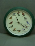 Singing Birds Sound Clock approx. 13 1/2