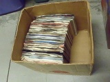 Box of Vintage 45 Vinyl Records - Excellent Condition