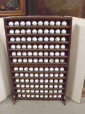 120 Wood Golf Ball Display Holder 23