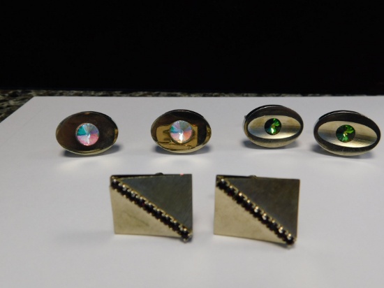 Cuff Links With Stones