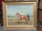 Rare! Signed W. Smithson Broadhead Oil on Board Stable Boy Exercising Horse