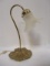 Brass Lily Pad Lamp