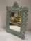 Cast Metal Stand Mirror