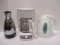 12 Cup Mr. Coffee, Coffee Maker, Melitta Express Kettle and  Thermos Carafe