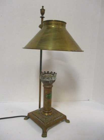 Vintage Brass "Paris Orient Express" Lamp