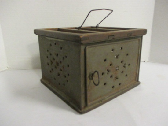 Vintage Tin Cricket Cage