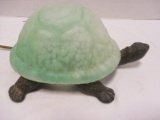 Green Turtle Lamp