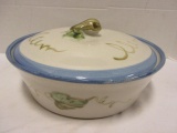 John B. Taylor Bowl with Lid with Intentional Crazing