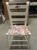 Hand Painted Wooden Chair