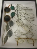 12 Pairs of Vintage Eyeglasses and Sunglasses