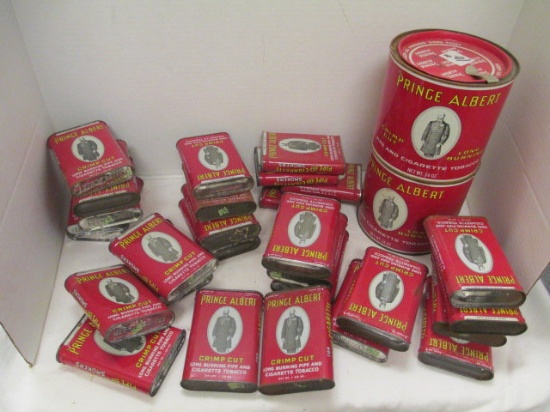 Large Lot of Prince Albert Cans