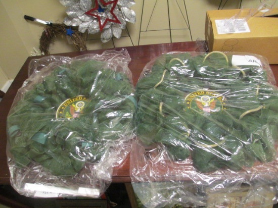 2 US Army Wreaths