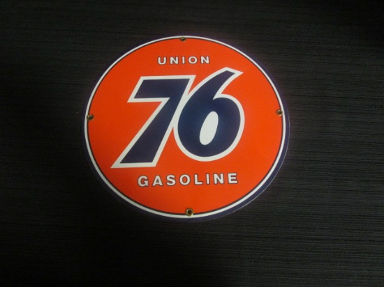 Union 76 Gasoline Porcelain Sign