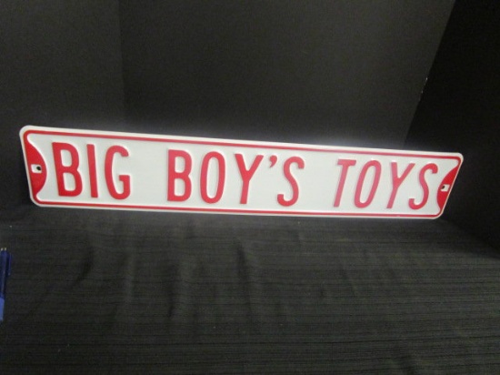 Big Boys Toys Metal Sign