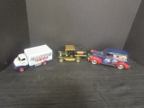 Golden Wheels 5C Pepsi Cola Die Cast Bank, First Gear 1952 GMC, &