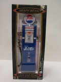 Golden Wheels Pepsi Cola 1936 Gas Pump Die Cast Ltd. Bank w/Light