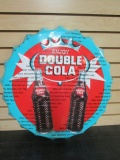 Double Cola Bottle Cap Metal Sign