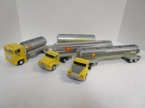 Shell Toy Die Cast Truck & 3 Shell Toy Trucks