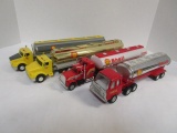 Shell (Lot of 4) 18 Wheeler Toy Tankers