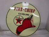 Texaco Fire Chief Tin Sign (11